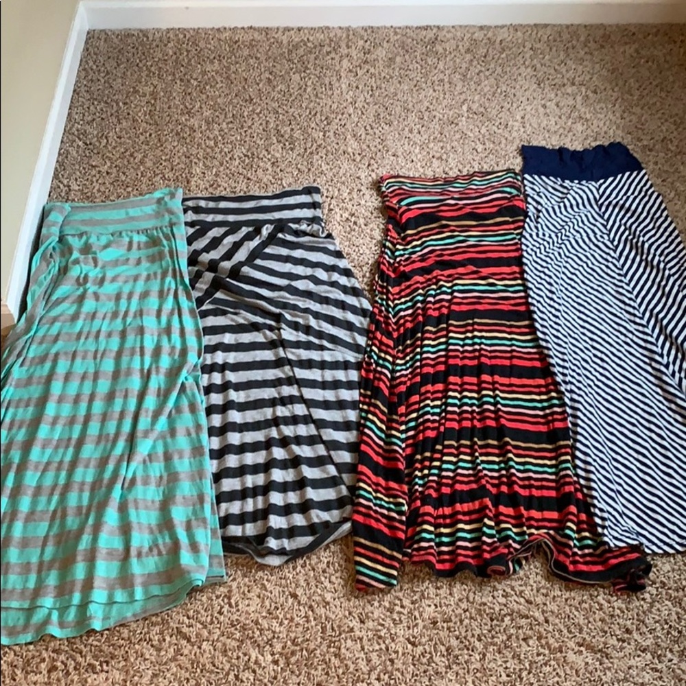 4 maxi skirts